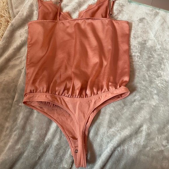 Pink Abercrombie bodysuit - Picture 2 of 6